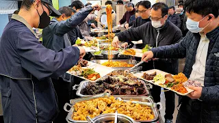 Amazing price! The most popular $5 per person buffet in Korea / Korean Street Food