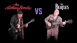 The Rolling Stones VS The Beatles (Guitar Riffs Battle)