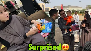 Sabko surprise kardiya ghar pochanch kar😍 | gifts par larai 😂