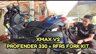 XMAX V2 PROFENDER 330 + RFRS FORK KIT