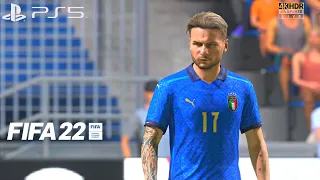 FIFA 22 - Italy vs Hungary | UEFA Nations League Full Match (PS5) Gameplay [4K HDR 60FPS]