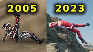 Evolution of CRASHES in MX vs ATV Games