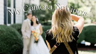 My Camera Settings for Wedding Photography | How I set up my Nikon z5 mirrorless camera for weddings