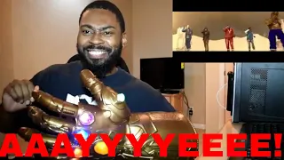 AVENGERS vs  THANOS   Infinity War DANCE OFF! by MightyRacoon REACTION