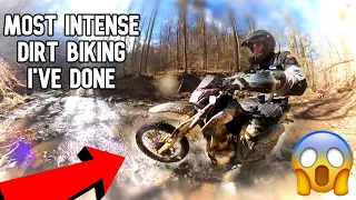 The SKETCHIEST Dirt Bike Riding I've Done | KLX300