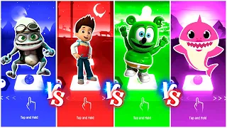 Tiles Hop - Crazy Frog vs Paw Patrol Team vs Gummy Bear vs Baby Shark