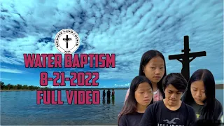Water Baptism 8:21:2022