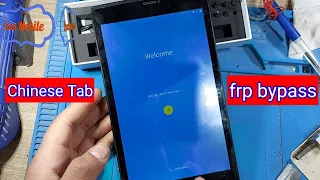 Chinese Tab frp bypass Tablet frp Google account unlocked without pc