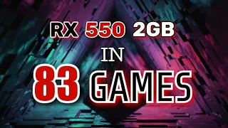 Athlon 3000g + RX 550 2gb gaming - Test in 83 games