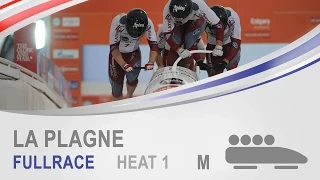 La Plagne | 4-Man Bobsleigh Heat 1 World Cup Tour 2014/2015 | FIBT Official