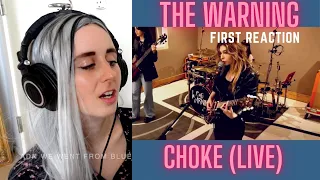 First Reaction to The Warning - Choke (Live) - Singer Reacts