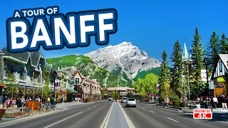 BANFF CANADA | Walking tour of the town of Banff in the Rocky Mountains