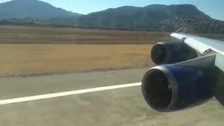 ✈ Boeing 747-400 Take-Off, Взлет Boeing 747 TRANSAERO Турция Даламан, Turkey Dalaman, DLM – VKO