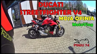 DUCATI  Streetfighter V4 | Moja opinia. MOTOVLOG