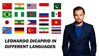 Leonardo DiCaprio in different languages | Hastacasm @Lapatata