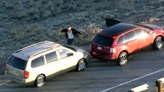 Watch: Dramatic high-speed chase in Denver