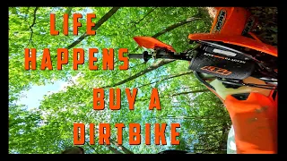 Single track riding on a 24 KTM 300 XCW and some mistakes at DDR on 5-12-24