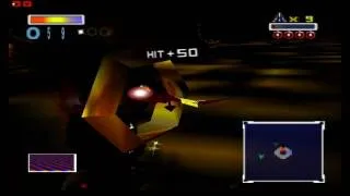 Starfox 64 glitch Starwolf kills himself! 720p HD