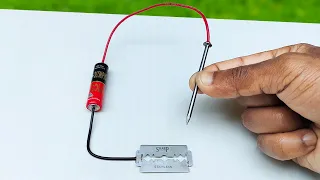 How To Make Simple Iron Nail Welding Machine At Home With Blade | Practical invention