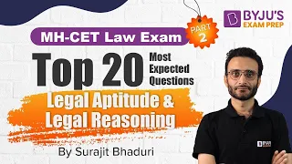 MH-CET Law 2023 Legal Reasoning | Most Expected Questions | Part 2 | MH-CET Law Exam Revision