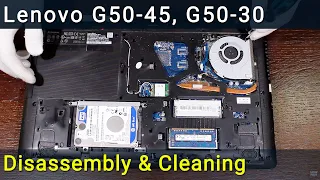 Lenovo G50-45, G50-30 Disassembly & Fan Cleaning Guide