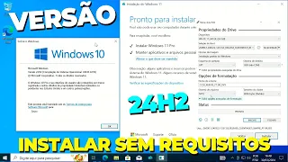 Como INSTALAR Windows 11 24H2 RTM em QUALQUER COMPUTADOR SEM REQUISITOS  e SEM PERDER NADA!