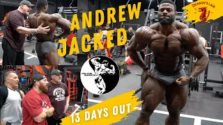 AndrewJacked 13 days out of His IFBB-PRO debut Victory at the Texas Pro.