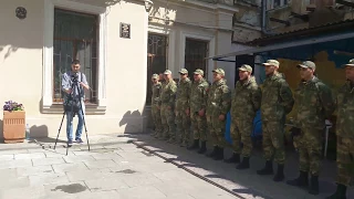 Активісти РГБ вступають до лав 8-го Окремого батальйону Української Добровольчої Армії