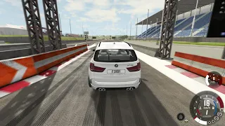 BMW X5M (F15) VS Tank (BeamNG Drive)