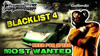 Lamborghini Gallardo Versus Blacklist 4 (JV) - Need For Speed Most Wanted 2005 (HD)