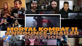 MORTAL KOMBAT 11 OFFICIAL ANNOUNCEMENT TRAILER REACTION MASHUP