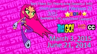 Teen Titans Go! Theme Song (Season 2) (HD) (Instrumental) (Version 2)