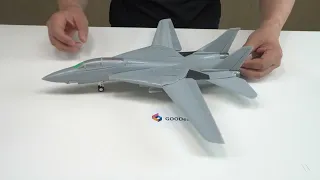 F-14 Tomcat 3D printing foldable and print-in-place (Added landing gear assembly)