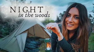 “Don’t you get nervous?” Stealthy Tarp Camping in the Woods | Lake District Wild Camp