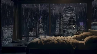 Night Rain In The City And Sudden Rain - Sounds Help Improve Insomnia And Relax