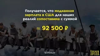 Сравнение зарплат в России и в США
