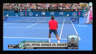 Visión 7: Del Potro avanza en Sidney