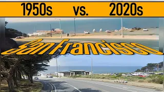 San Francisco 1950s vs 2020s 'Historic' Drive_Most of the houses still there_Painted weirdly though