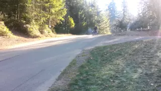 CR500 laying rubber