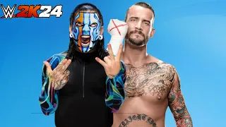 WWE2K24 | Jeff Hardy vs CM Punk | Ambulance Match