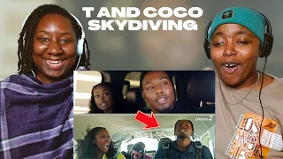 T and Coco Skydiving | REACTION
