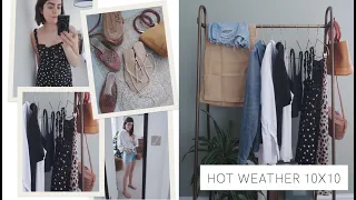 10 Items, 10 Outfits | Hot Weather Holiday Edition | The Anna Edit