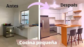 TRANSFORMACIÓN DE MI COCINA Infonavit  🏡| cocina pequeña | Mari Rade