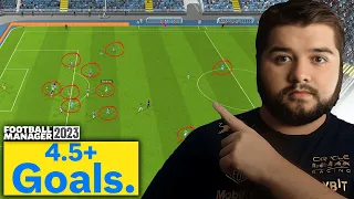 This ATTACKING Tactic Scores Over 4.5 Goals A Game! | Best FM23 Tactics