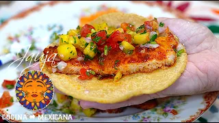 Pescado Al Pastor con Salsa de Piña y Habanero