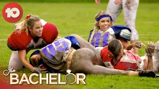 Wet & Messy Football Date! | The Bachelor @BachelorNation