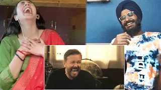 Indians React to Learn English with Ricky Gervais and Karl Pilkington🤣🤣