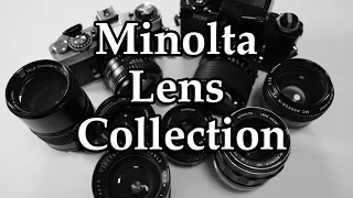My Minolta Lens Collection