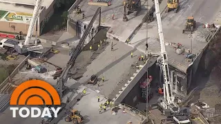 Collapsed section of I-95 to reopen sooner than expected