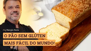 RECEITA do PÃO SEM GLÚTEN mais FÁCIL DO MUNDO| Marcelo Horta